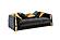 Lippa Upholstery Sofa & Loveseat - Black by Galaxy Furniture