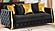 Lippa Upholstery Sofa & Loveseat - Black by Galaxy Furniture