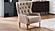 Lippa Upholstery Chair - Taupe by Galaxy Furniture