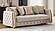 Lippa Upholstery Sofa - Taupe by Galaxy Furniture