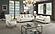 Lippa Upholstery Sofa & Loveseat - Off White by Galaxy Furniture