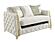 Lippa Upholstery 3 piece Sofa Set - Off White by Galaxy Furniture