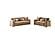 Lisa Velvet Upholstery Sofa & Loveseat - Copper by Galaxy Furniture