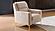 Lisa Velvet Upholstery Chair - Ivory by Galaxy Furniture