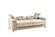 Lisa Velvet Upholstery Sofa - Ivory by Galaxy Furniture