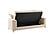 Lisa Velvet Upholstery Sofa - Ivory by Galaxy Furniture