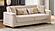 Lisa Velvet Upholstery Sofa - Ivory by Galaxy Furniture
