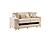 Lisa Velvet Upholstery Sofa & Loveseat - Ivory by Galaxy Furniture