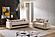 Lisa Velvet Upholstery 3 piece Sofa Set - Ivory by Galaxy Furniture
