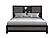 Lisbon Grey/Black Bookcase King Bed Group by Global Furniture