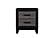 Lisbon Grey/Black Bookcase Twin Bed Group by Global Furniture