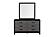 Lisbon Grey/Black Queen Bed, Dresser, Mirror & Nightstand by Global Furniture