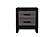Lisbon Grey/Black Twin Bed, Dresser, Mirror & Nightstand by Global Furniture