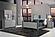 Logan Silver King Bed Group w/LED & Speakers by Global Furniture