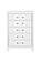 Luccia White Chest by Global Furniture