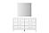 Luccia White Mirror by Global Furniture