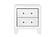 Luccia White Nightstand by Global Furniture
