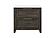 Mariah Dark Brown Nightstand by Global Furniture