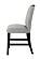 Monaco Grey/Black Bar Stool by Global Furniture