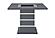 Monaco Dark Grey Bar Table & 4 Monaco Dark Grey Bar Stools by Global Furniture