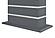 Monaco Dark Grey Bar Table & 4 Monaco Dark Grey Bar Stools by Global Furniture