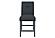 Monaco Dark Grey Bar Table & 4 Monaco Dark Grey Bar Stools by Global Furniture