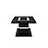 Monaco Black Coffee Table by Global Furniture