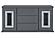 Monaco Dark Grey Buffet by Global Furniture