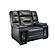 Mvp Blanche Black Power Recliner w/Power Headrest by Global Furniture