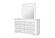 Naomi Silver Marble Dresser w/LED by Global Furniture
