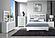 Naomi Silver Marble King Bed w/LED by Global Furniture