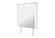 Naomi Silver Marble Mirror w/LED by Global Furniture