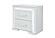 Naomi Silver Marble Nightstand w/LED by Global Furniture