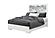 Naomi Silver Marble Queen Bed Group by Global Furniture