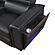Nova Sectional w/1 Console - Reading Light - Black by Galaxy Furniture