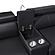 Nova Sectional w/1 Console - Reading Light - Black by Galaxy Furniture