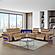 Nova Sectional w/1 Console - Fridge - Caramel by Galaxy Furniture
