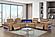 Nova Sectional w/2 Consoles - Reading Light & Fridge - Caramel by Galaxy Furniture