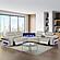 Nova Sectional w/1 Console - Fridge - Gray by Galaxy Furniture