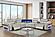 Nova Sectional w/2 Consoles - Reading Light & Fridge - Gray by Galaxy Furniture