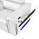 Nova Sectional w/1 Console - Fridge - White by Galaxy Furniture
