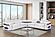 Nova Sectional w/2 Consoles - Reading Light & Fridge - White by Galaxy Furniture