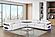 Nova Sectional w/2 Consoles - Reading Light & Fridge - White by Galaxy Furniture