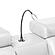Nova Sectional w/1 Console - Reading Light - White by Galaxy Furniture