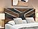 Optimus Brown/Black Queen Bed, Dresser, Mirror & Nightstand by Global Furniture