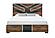 Optimus Brown/Black Full Bed by Global Furniture