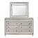 Paris Champagne Queen Bed w/LED, Dresser, Mirror, Nightstand by Global Furniture