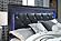 Pompei Metallic Grey Queen Bed, Dresser, Mirror & 2 Nightstands by Global Furniture