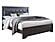 Pompei Metallic Grey Queen Bed, Dresser, Mirror & 2 Nightstands by Global Furniture