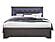 Pompei Metallic Grey King Bed w/LED by Global Furniture